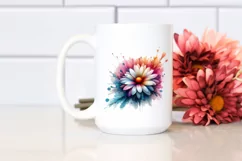 Abstract Vibrant Daisy Made of PNG Product Image 2