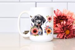 Watercolor Funny Baby Great Dane | Clipart Product Image 2