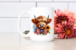 Big-Eyed Highland Cow Clipart Product Image 2