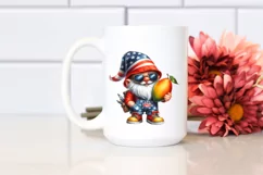 Gnome with Sunglasses and Beach Wear Holding a Mango | Product Image 2