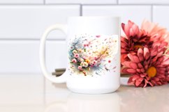 Watercolor Tumbling Spring Wind Petals | Clipart Product Image 2