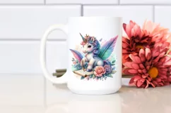 Baby Unicorn Quill Ink PNG Product Image 2