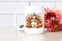 Detailed Baby Dog Harvest | Clipart Product Image 2