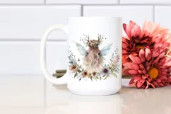 Washed Watercolor Gothic Fairy PNG Product Image 2