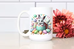 Watercolor Colorful Easter Clipart |T-shirt, Mug, Tumbler Product Image 2