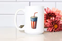 Watercolor Vintage Plastic Cup Flower Summer Product Image 2