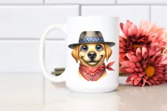 Expressive Labrador Goofy Smile Watercolor Clipart Product Image 2