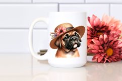 Watercolor Baby Bullmastiff Caricature Clipart Product Image 2