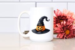 Funny Simple Haloween Watercolor Clipart Product Image 2
