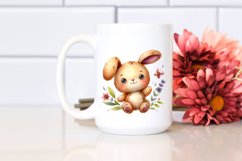 Vibrant Old Plush Bunny Sewed with Visible Sews Product Image 2
