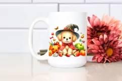 Simple Halloween Scenery with Cute Baby Dog | Sublimation | Product Image 2