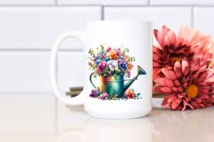 Colorful Vibrant Watercolor Sprinkling Can Sweet Pea | Product Image 2