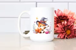 Cute Baby Fox with Witch Potion, Transparent PNG Product Image 2