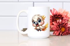 Colorful Baby Cockatoo Smiling Clipart Product Image 2