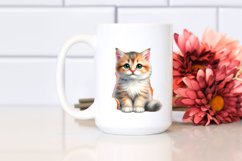 Vibrant Cute Cat Autumn Leaves | Clipart Product Image 2