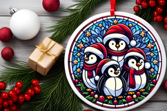 Round Christmass Ornament PNG Product Image 2