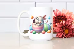 Watercolor Colorful Easter Clipart |T-shirt, Mug, Tumbler Product Image 2