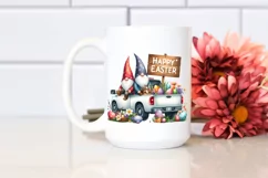 Easter Gnomes Clipart |T-shirt, Mug PNG Product Image 3