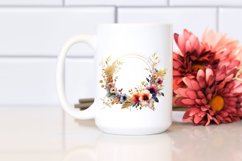 Watercolor Abstract Vibrant Horizontal Frame with Wild Product Image 2