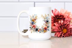 Watercolor Abstract Vibrant Horizontal Frame with Wild Product Image 2