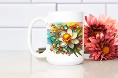 Watercolor Luxury Flower Splash Clipart Product Image 2
