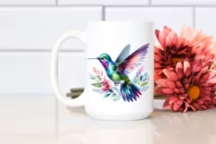 Vibrant Hummingbird Clipart | Clipart Product Image 2