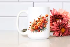Vibrant Orange Roses, High-Quality PNG Product Image 2