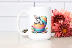 Watercolor Colorful Easter Clipart |T-shirt, Mug, Tumbler Product Image 2