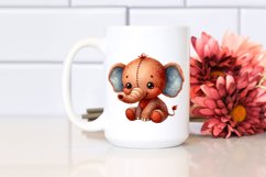 Plush Brownish Elephant | Clipart Product Image 2