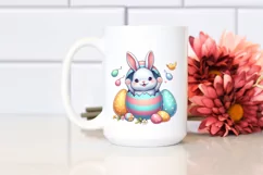 Watercolor Colorful Easter Clipart |T-shirt, Mug, Tumbler Product Image 2