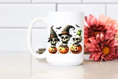 Funny Pumpkin Halloween Clipart PNG Product Image 2