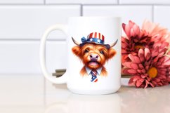 Entuhsiastic Sun Hat Highland Cow Clipart Product Image 2