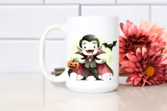 Funny Halloween Vampire Clipart, Transparent PNG Product Image 2