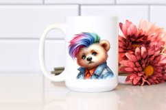 Cute Baby Bear Modeling with Contempt Expression PNG Product Image 2