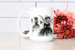 Washed Watercolor Gothic Fairy PNG Product Image 2
