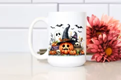 Funny Halloween Scene, High-Res PNG Product Image 2