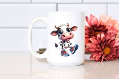 Confused Cow in Sports Shoes Product Image 2