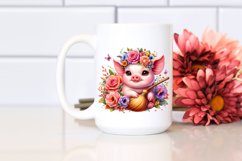 Vibrant Drawing Baby Pig | Clipart Product Image 2