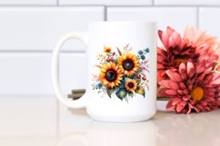 Colorful Sunflower Watercolor Illustration Product Image 2