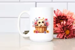 Colorful Baby Spider Basket | Sublimation | Clipart Product Image 2