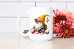 Whimsical Gnome in Yellow Beach Wear Product Image 2