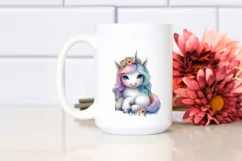 Cute Baby Unicorn PNG Product Image 2