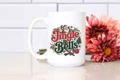Retro Jingle Bells Christmas Png Product Image 2