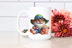 Detailed Pastel Gnome on Beach | Sublimation Clipart Product Image 2