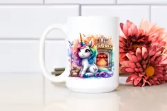 Colorful Baby Unicorn Broadway PNG Product Image 2