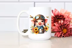 Colorful Baby Macaw Pilot | Clipart Product Image 2