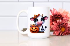 Vibrant Baby Cow Dressed for Halloween | Sublimation | Product Image 2