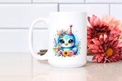 Colorful Baby Peacock Party | Clipart Product Image 2