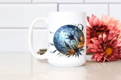 Colorful Stained Lobelia | Sublimation | Clipart Product Image 2