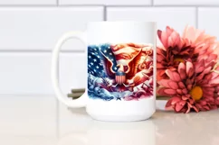 Watercolor USA Flag | Clipart Product Image 2
